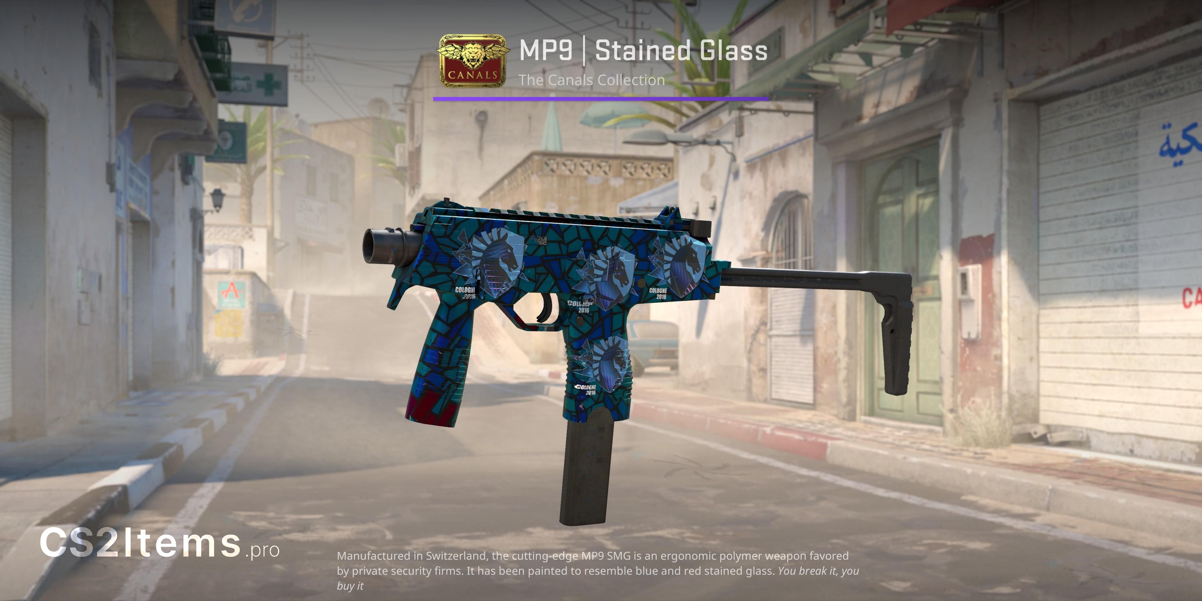 CS2 MP9 | Stained Glass Frente